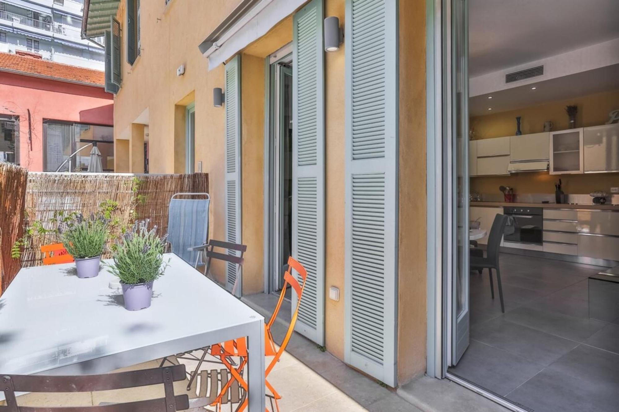 France 82 D - 2 Rooms - Terrace - 1 Min To The Sea Νίκαια Εξωτερικό φωτογραφία