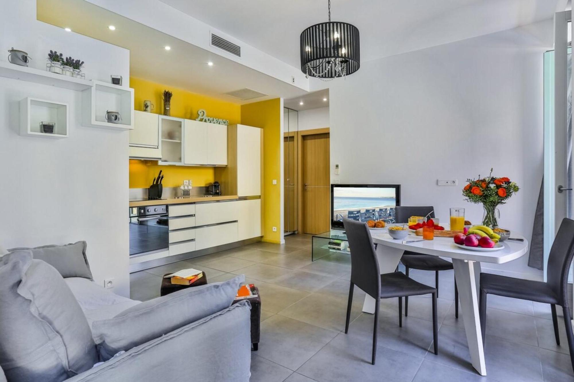 France 82 D - 2 Rooms - Terrace - 1 Min To The Sea Νίκαια Εξωτερικό φωτογραφία